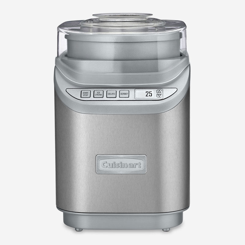 Sorbetière pour crème glacée, glace italienne, yogourt glacé et sorbet inox 1.9L - Cuisinart - Sorbetière et turbine à glace - - La Guilde Culinaire