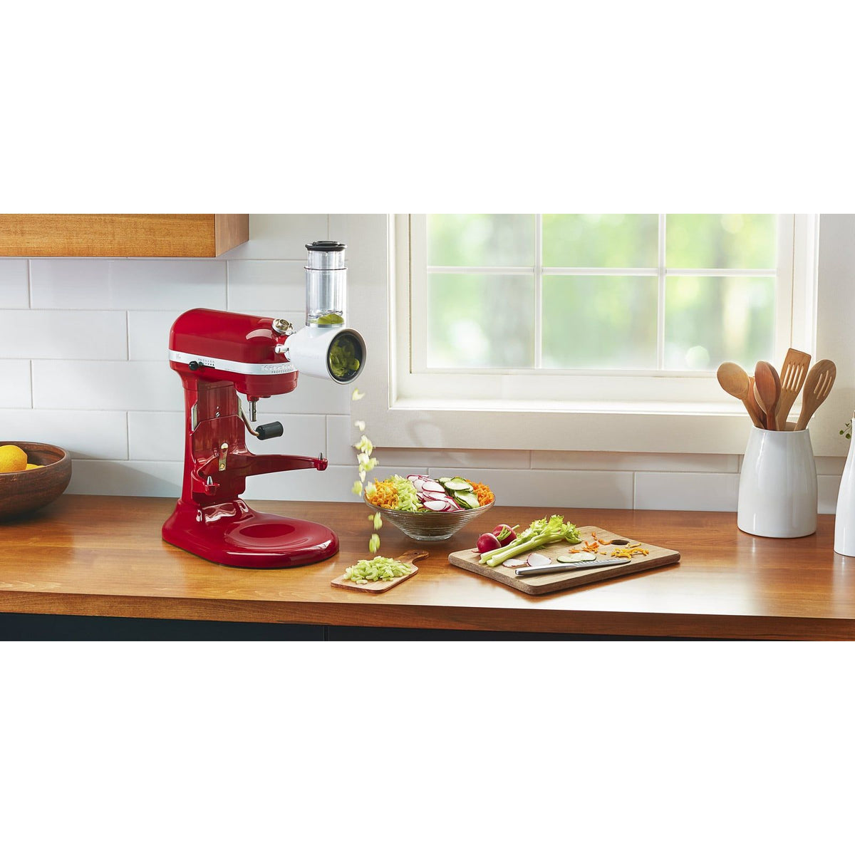 Râpe Multifonction à 3 tambours pour Batteur Kitchenaid - Kitchenaid - Accessoires batteur sur socle - - La Guilde Culinaire