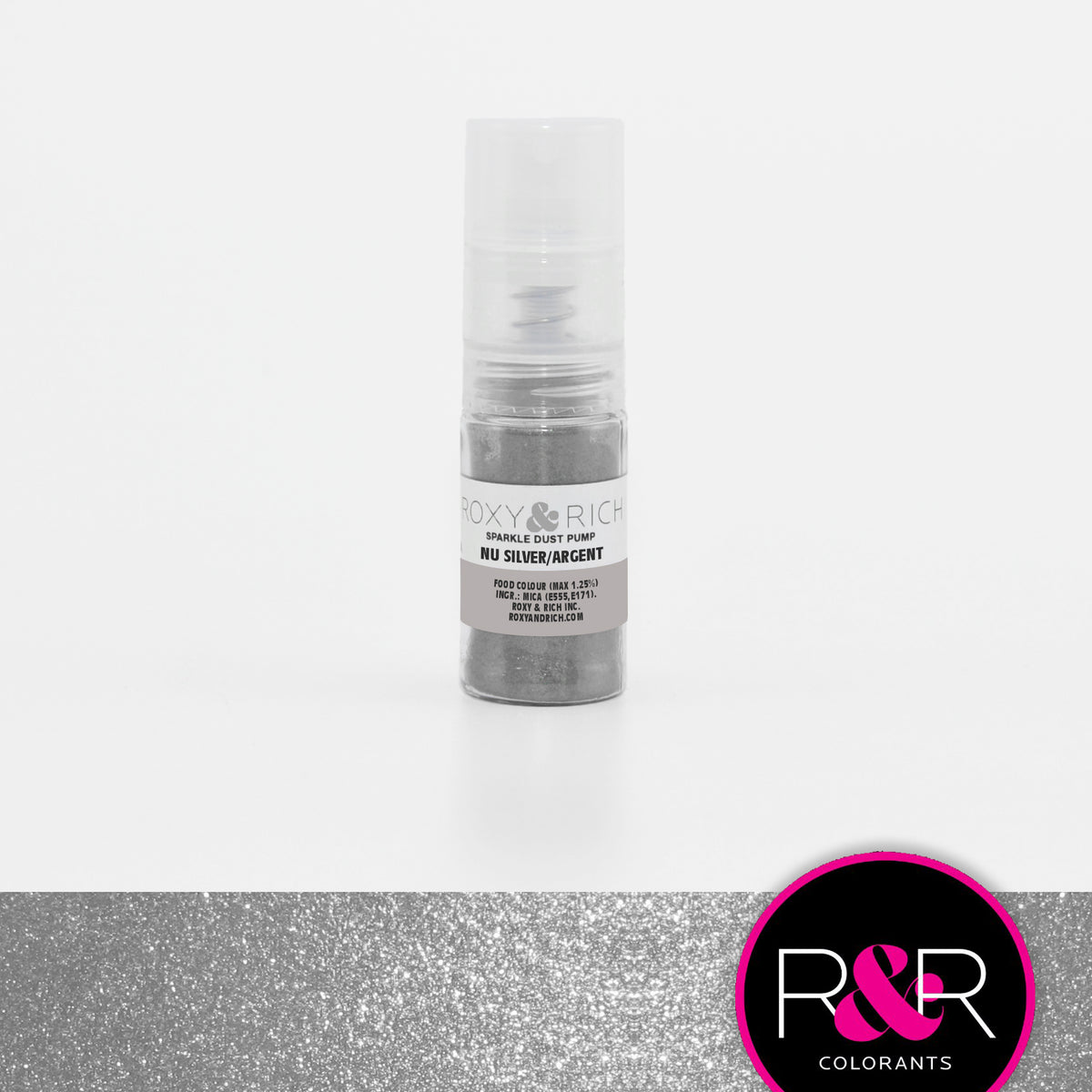 Pompes pour poudres étincelantes Argent - Roxy & Rich - Poudre étincelante - - La Guilde Culinaire