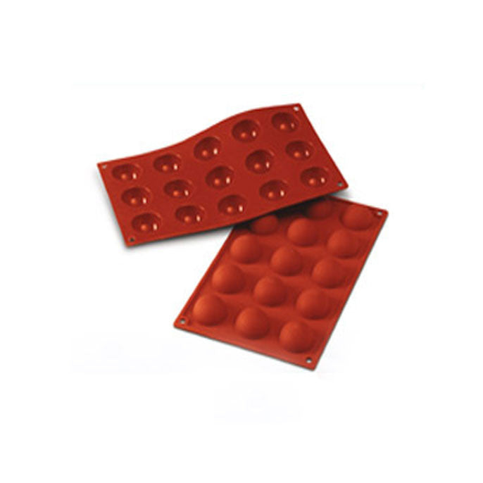 Moule DEMI-SPHERE Ø 1,57" en silicone flexible SILICONFLEX - SilikoMart - Moule à gâteaux - - La Guilde Culinaire