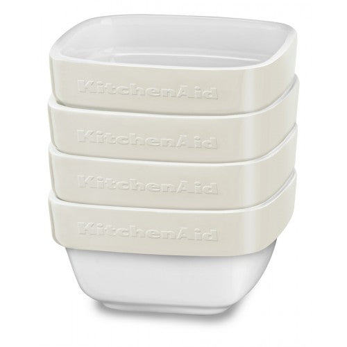 Ensemble de 4 ramequins en céramique KitchenAid* - Kitchenaid - Ramequin - - La Guilde Culinaire