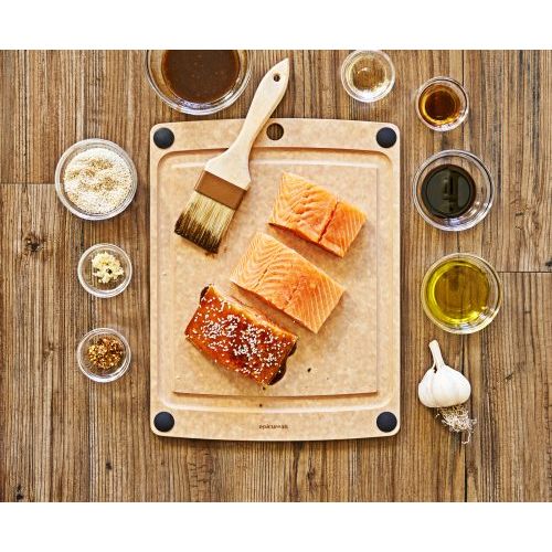 Surface ALL IN ONE Non-Slip Naturel /noir (17.5X13") - Epicurean - Planche à découper - - La Guilde Culinaire