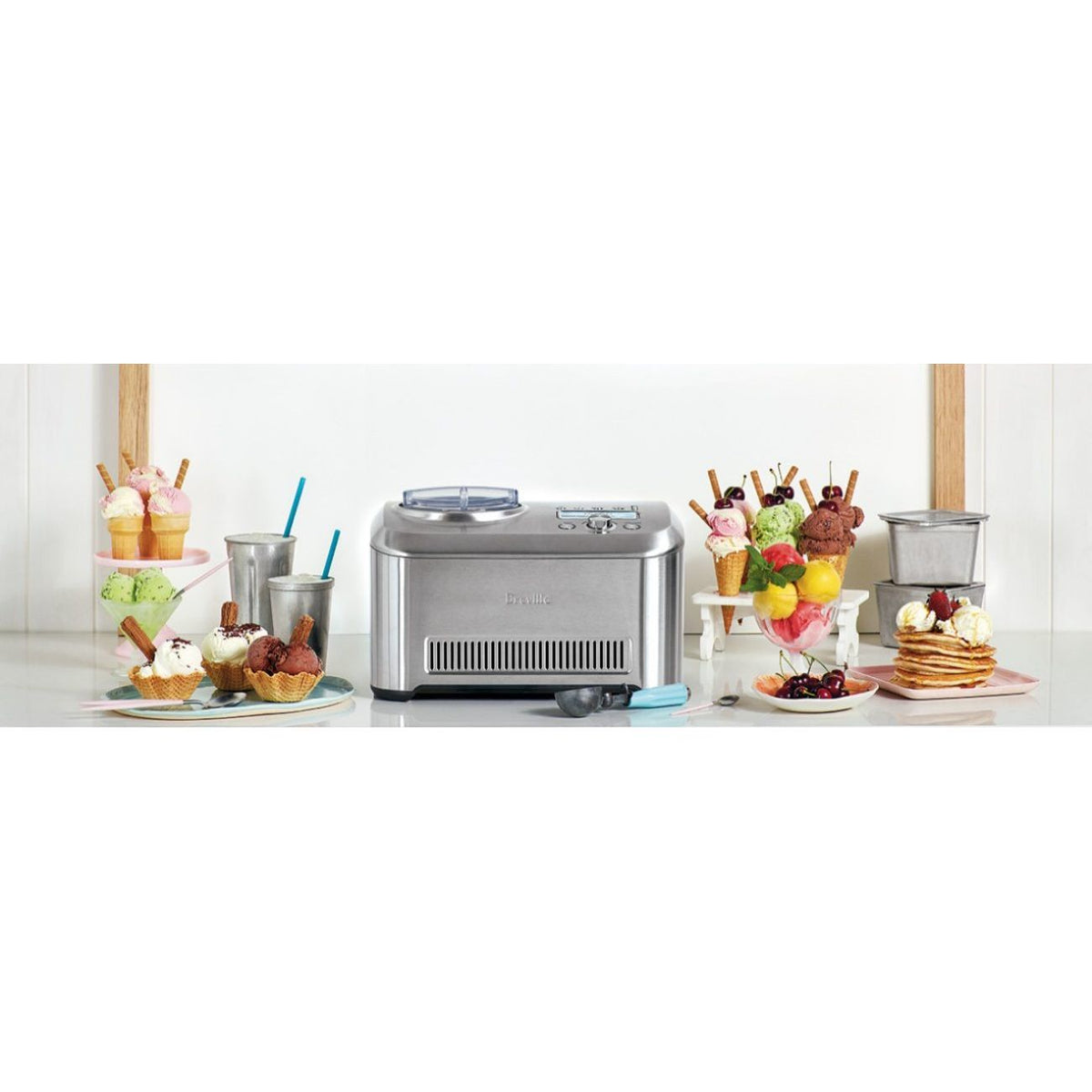 Sorbetière Smart Scoop - Breville - Sorbetière et turbine à glace - - La Guilde Culinaire