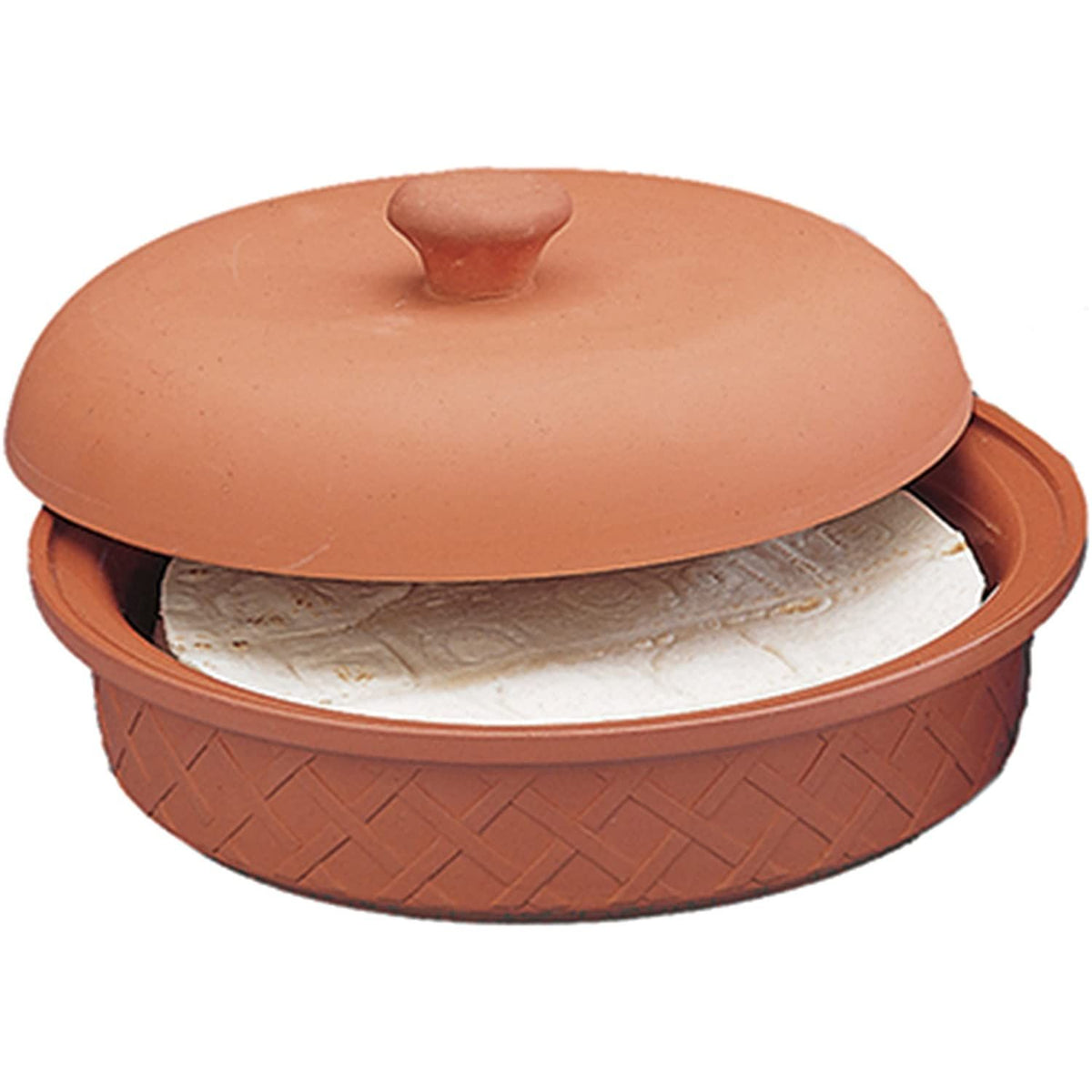 Chauffe Tortillas, en Terre Cuite - Fox Run - Chauffe tortillas - - La Guilde Culinaire
