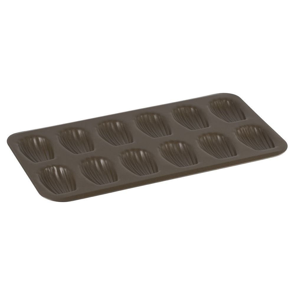 Plaque de cuisson antiadhésive en acier 12 Madeleines - Gobel - Plaque de cuisson - - La Guilde Culinaire