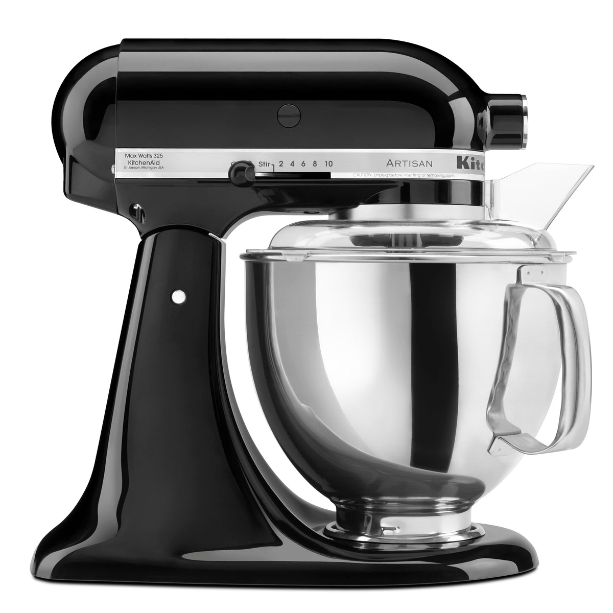 Batteur sur socle KitchenAid 4.7 L (5 pintes) Artisan - Noir - Kitchenaid - Batteur sur socle - - La Guilde Culinaire