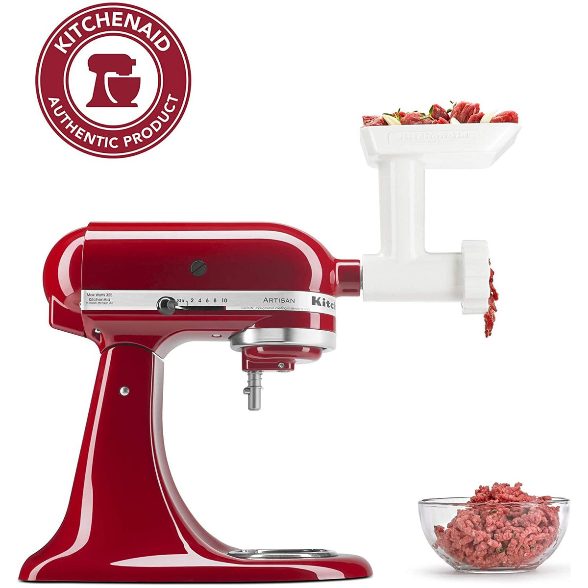 Accessoire Hachoir pour batteur sur socle KitchenAid - Kitchenaid - Hachoir - - La Guilde Culinaire