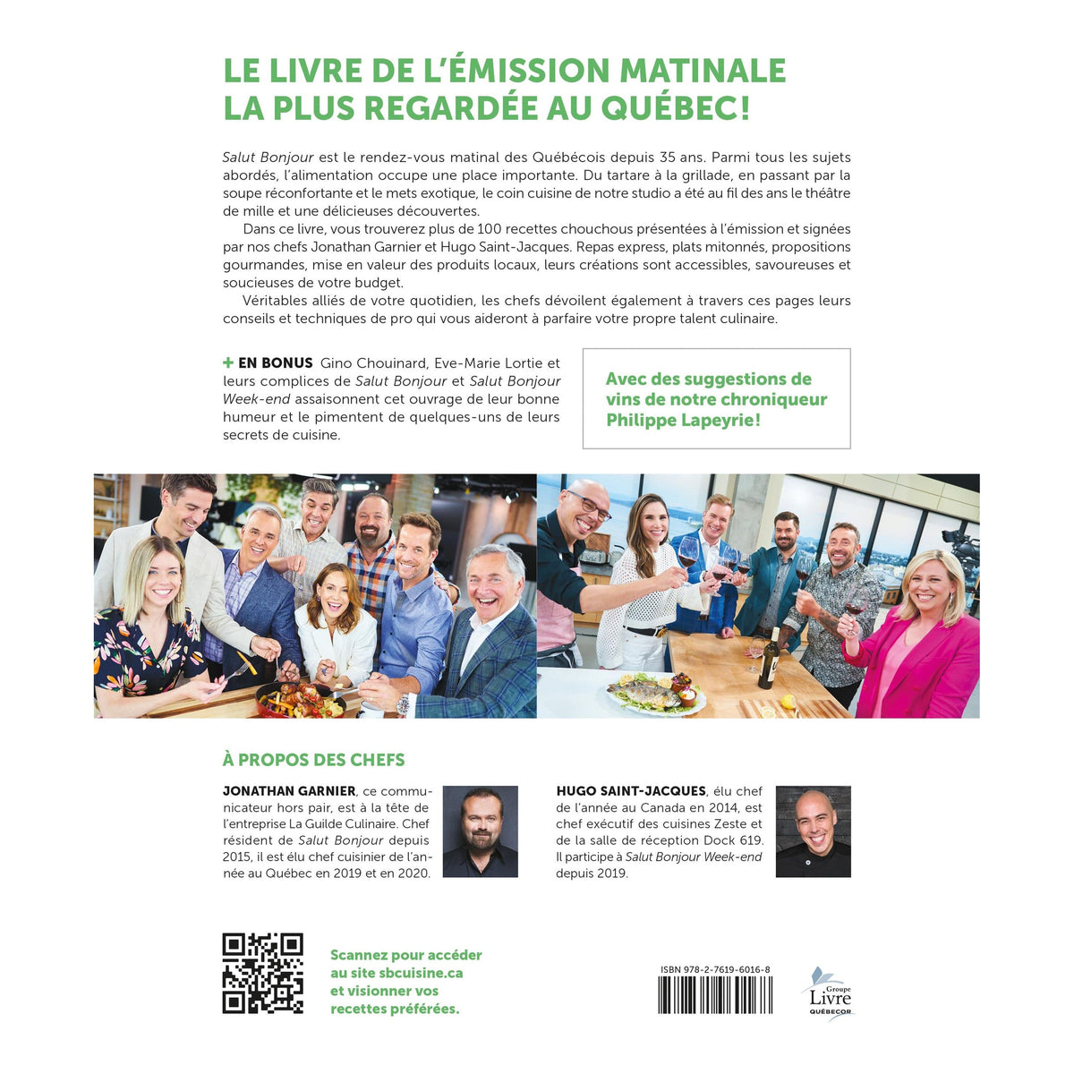 Salut Bonjour dans votre assiette - De L'Homme Ed. - Livre de cuisine - - La Guilde Culinaire