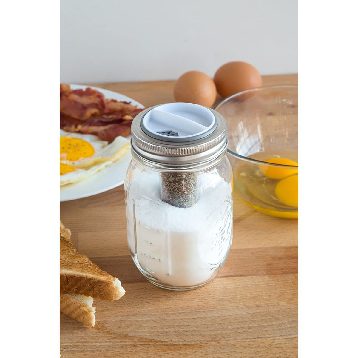 Couvercle salière et poivrière pour pots Mason - Jarware - Pot masson - - La Guilde Culinaire