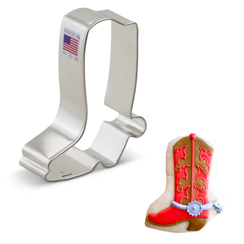 Emporte-pièce botte de cowboy 3 3/8" - Ann Clark Cookie Cutters - Emporte-pièce - - La Guilde Culinaire