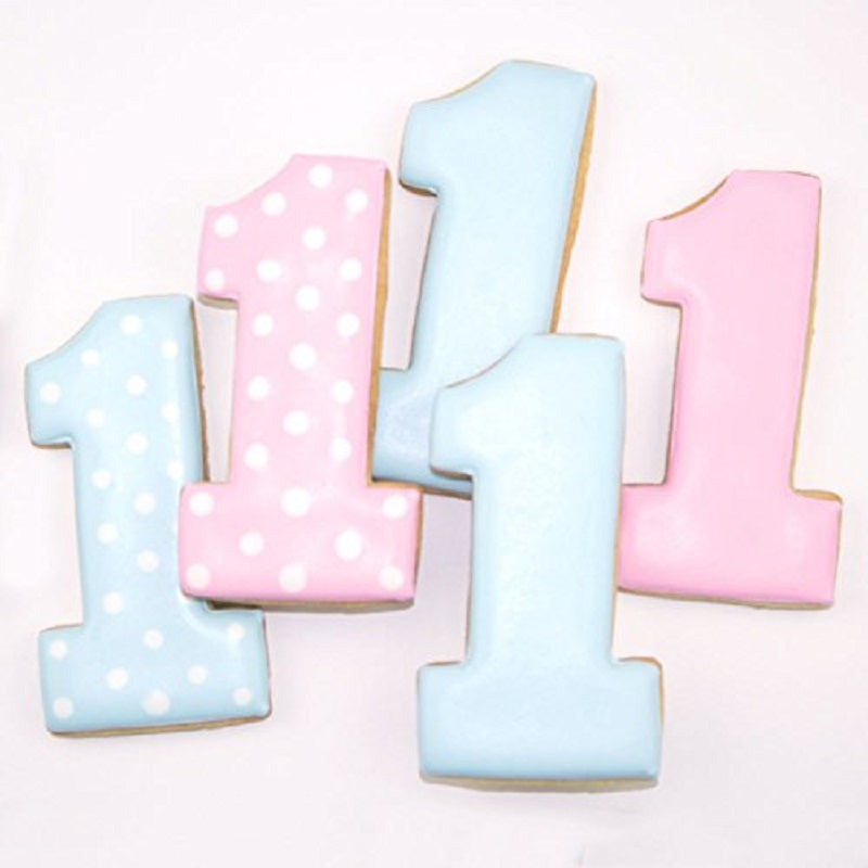 Emporte-pièce Chiffre 1 - 3 1/4" x 1 3/4" - Ann Clark Cookie Cutters - Emporte-pièce - - La Guilde Culinaire