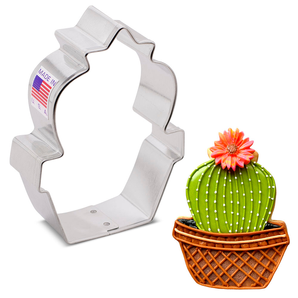 Emporte-pièce en forme de cactus de figue de barbarie, 3" - Ann Clark Cookie Cutters - Emporte-pièce - - La Guilde Culinaire