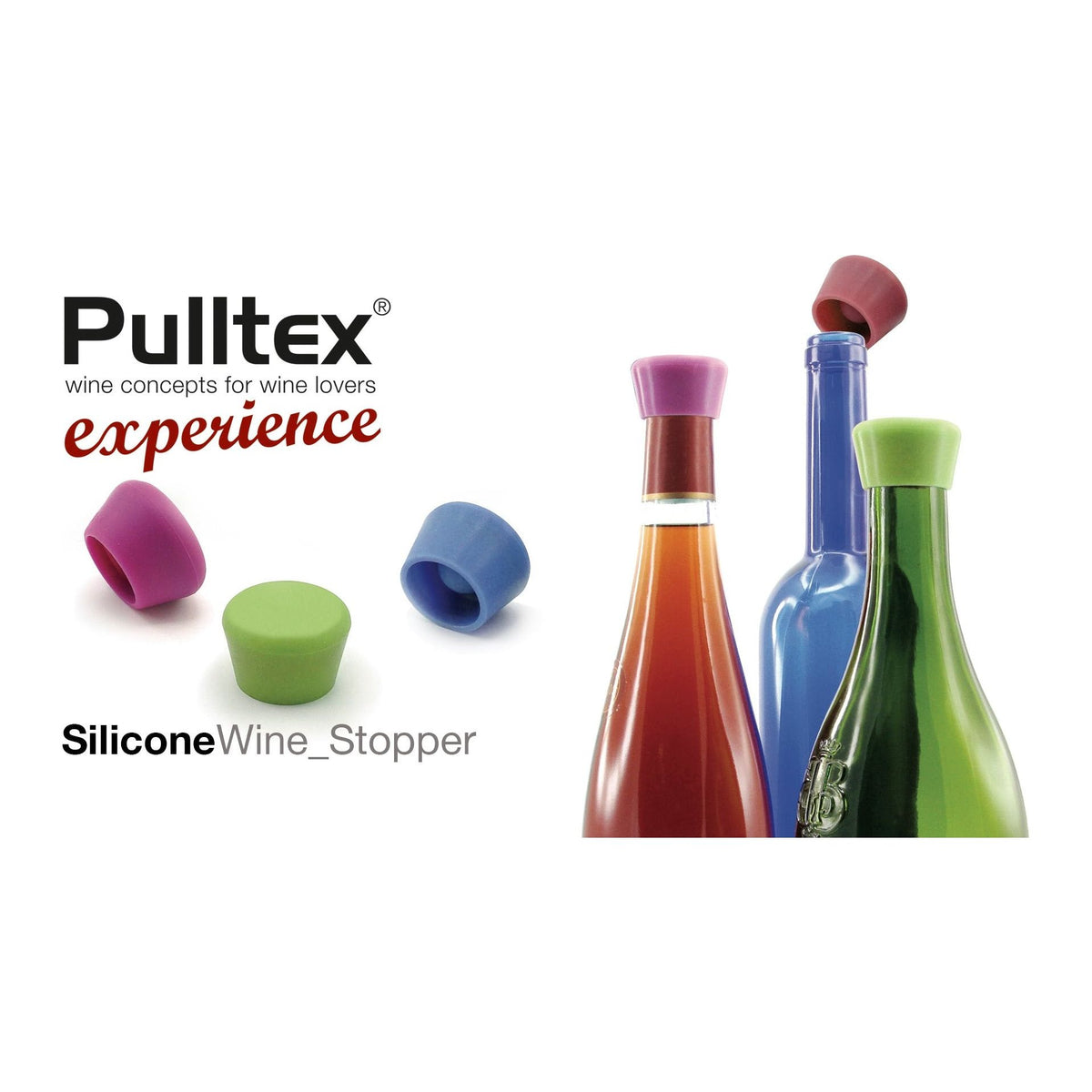 Bouchon À Vin En Silicone - Pulltex - Bouchon à vin et champagne - - La Guilde Culinaire