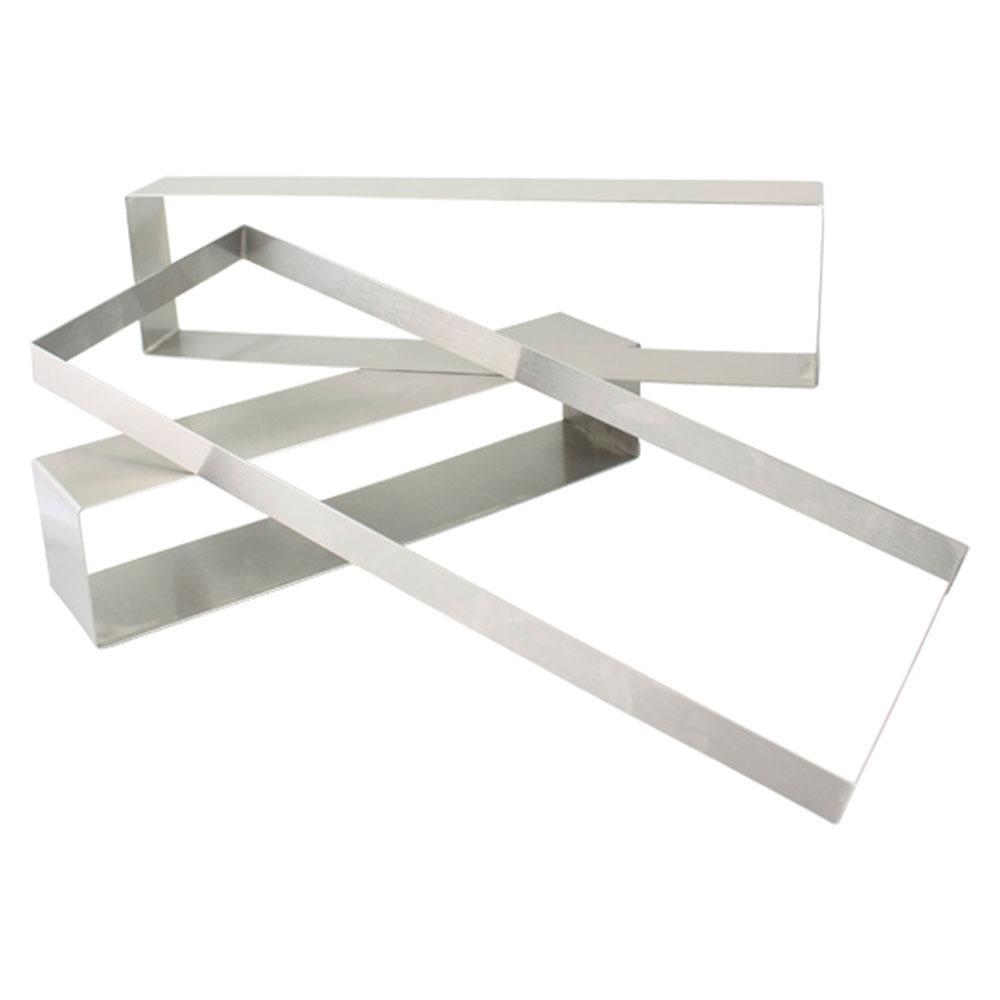 Cadre à Pâtisserie Rectangle en Inox - Exnox - Cadre à pâtisserie - - La Guilde Culinaire