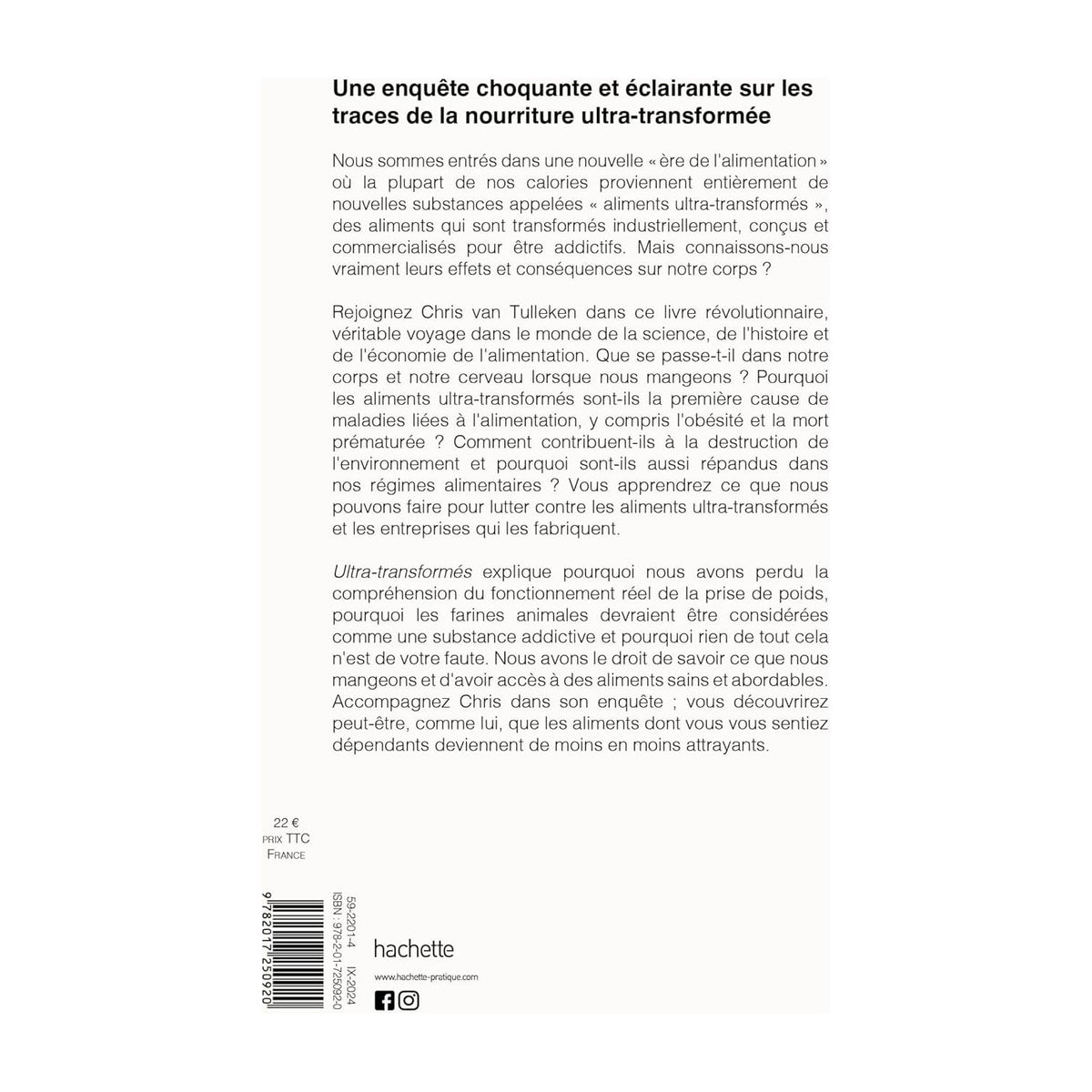 Ultra-transformés ! - Hachette Ed. - Livre de cuisine - - La Guilde Culinaire