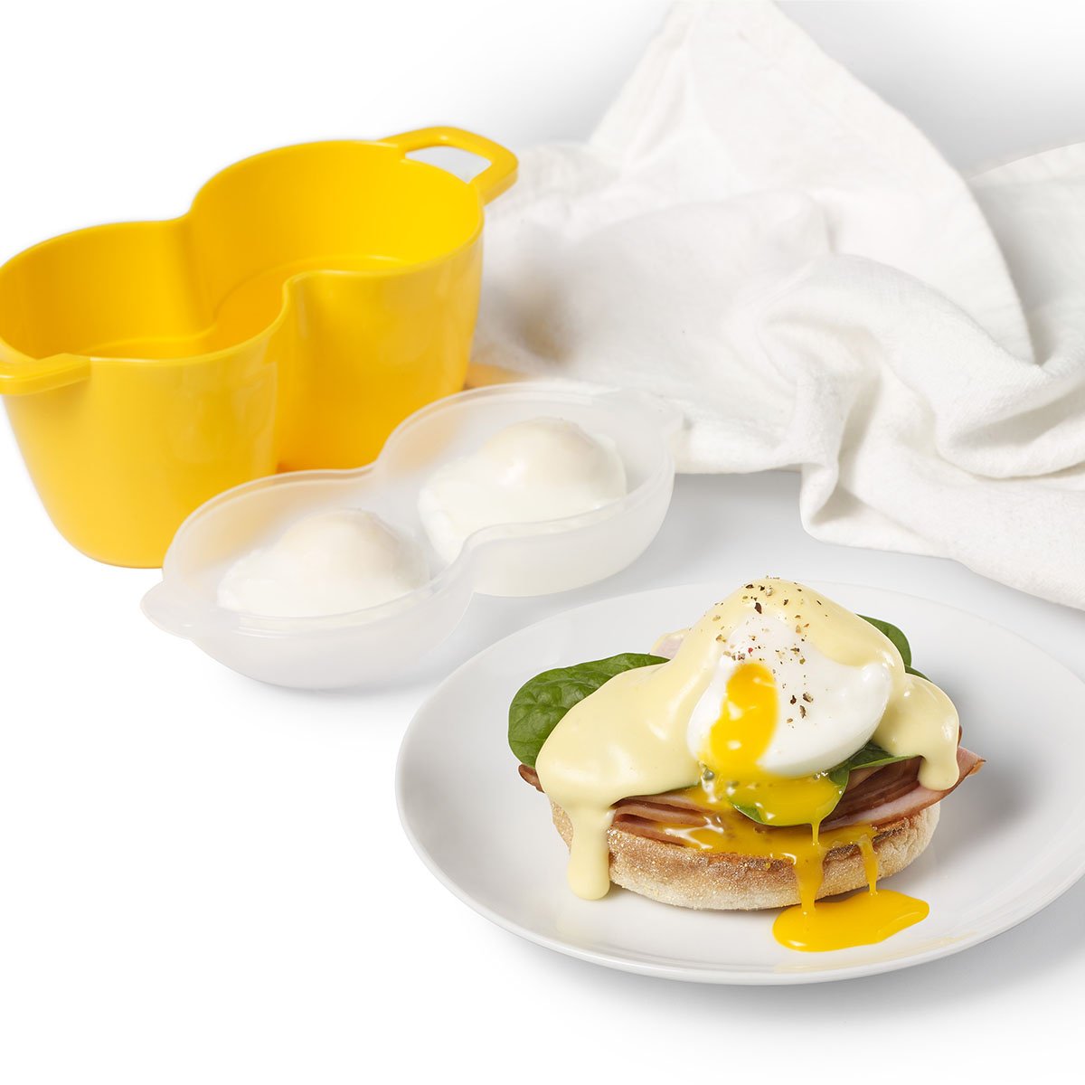 Pocheuse à œufs pour micro-ondes RICARDO - Ricardo - Pocheuse à oeufs - - La Guilde Culinaire