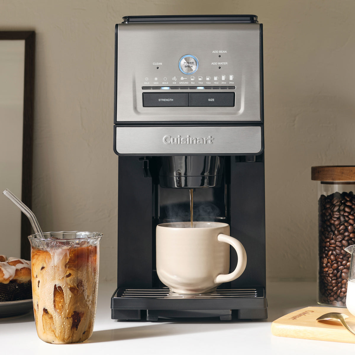 Cafetière à portion individuelle Custom Grind and Brew - Cuisinart - Cafetière - - La Guilde Culinaire