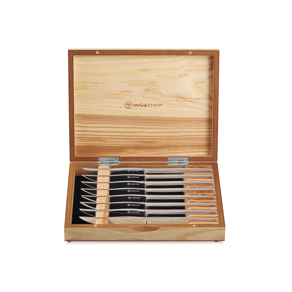 Ensemble de 8 couteaux à steak en acier inoxydable Mignon - Wüsthof - Couteau à steak - - La Guilde Culinaire