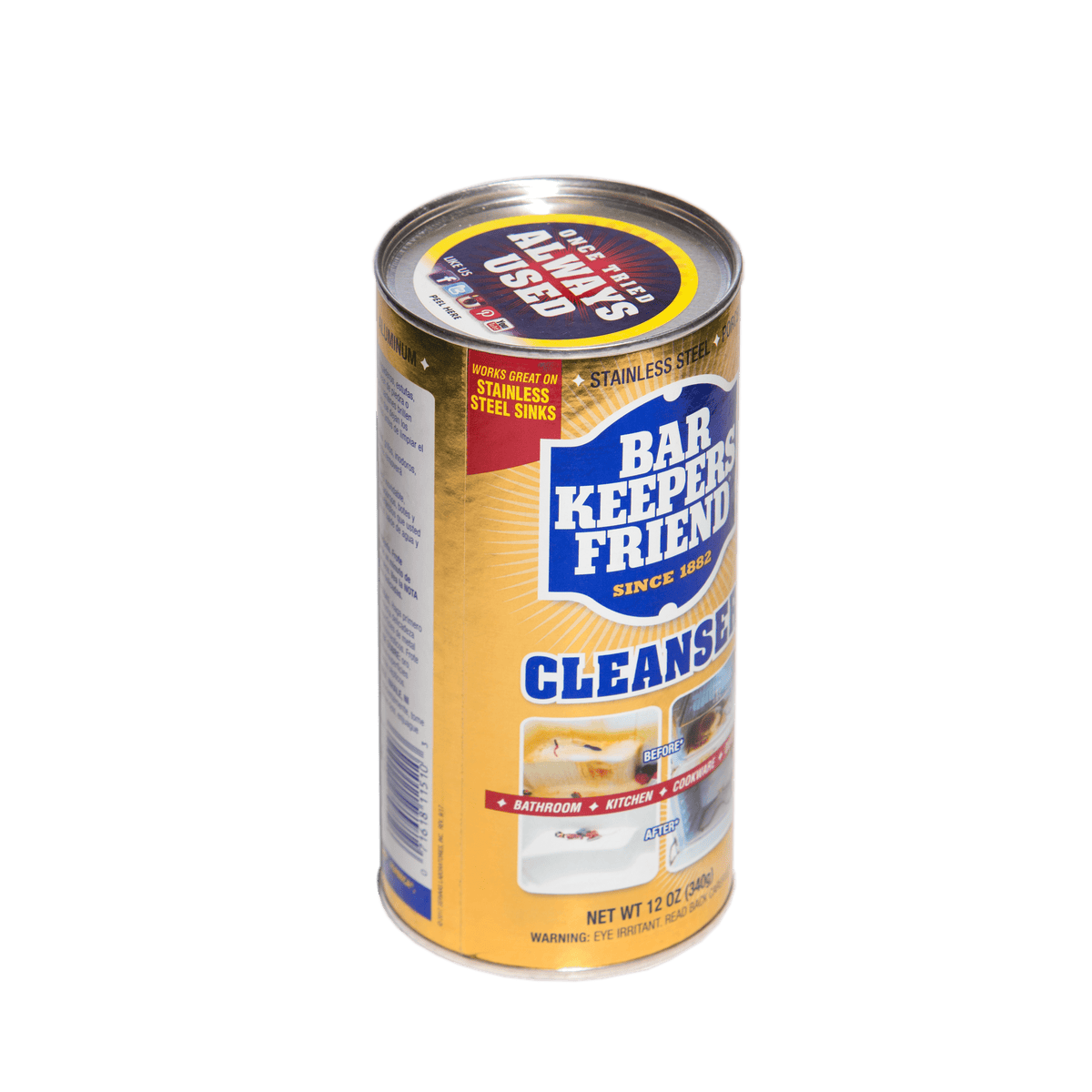 Poudre nettoyante 425g - Bar Keepers Friend    - Fox Run - Nettoyant -  - La Guilde Culinaire