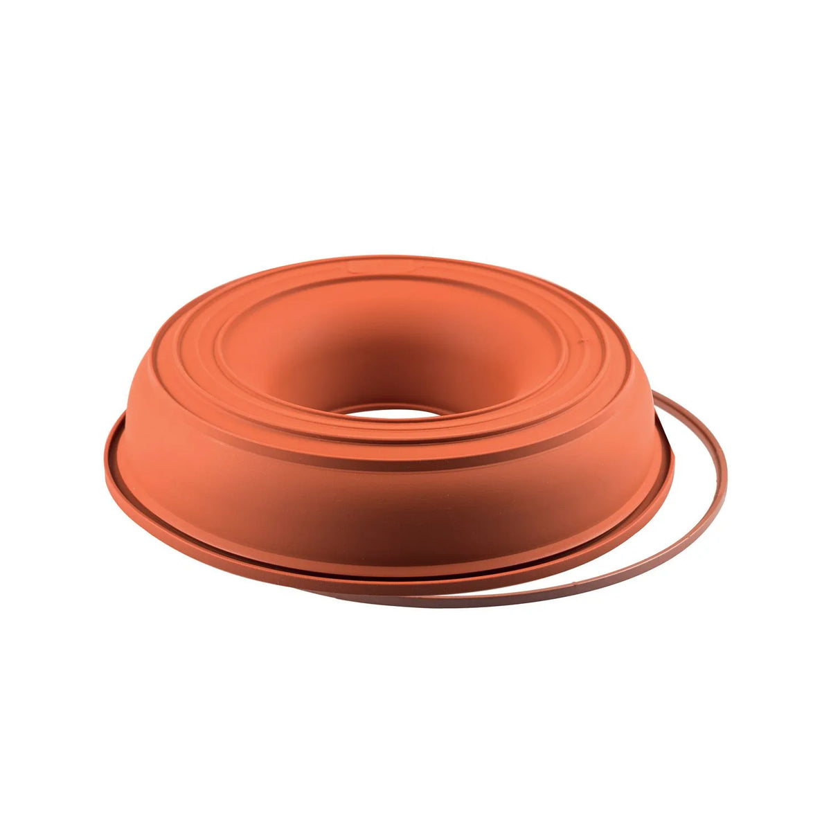 Moule à Savarin lisse Ø 240 mm en silicone flexible SILICONFLEX    - SilikoMart - Moule à gâteaux -  - La Guilde Culinaire