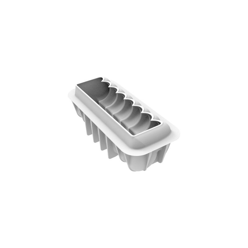 Moule à bûche cœur 3D    - SilikoMart - Moule à gâteaux -  - La Guilde Culinaire