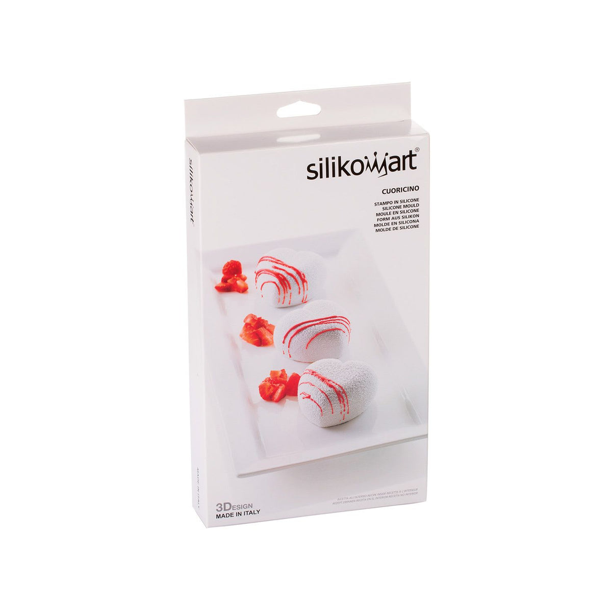 Moule Silicone Cuoricino 3D    - SilikoMart - Moule à gâteaux -  - La Guilde Culinaire