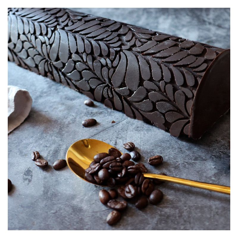Tapis 3D bûche silicone Ondine    - Scrapcooking - Tapis de pâtisserie -  - La Guilde Culinaire