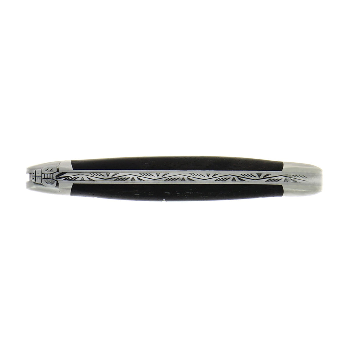 Couteau pliant 11 cm, manche en bois, mitre inox mat – Laguiole - Laguiole - Couteau pliant - - La Guilde Culinaire