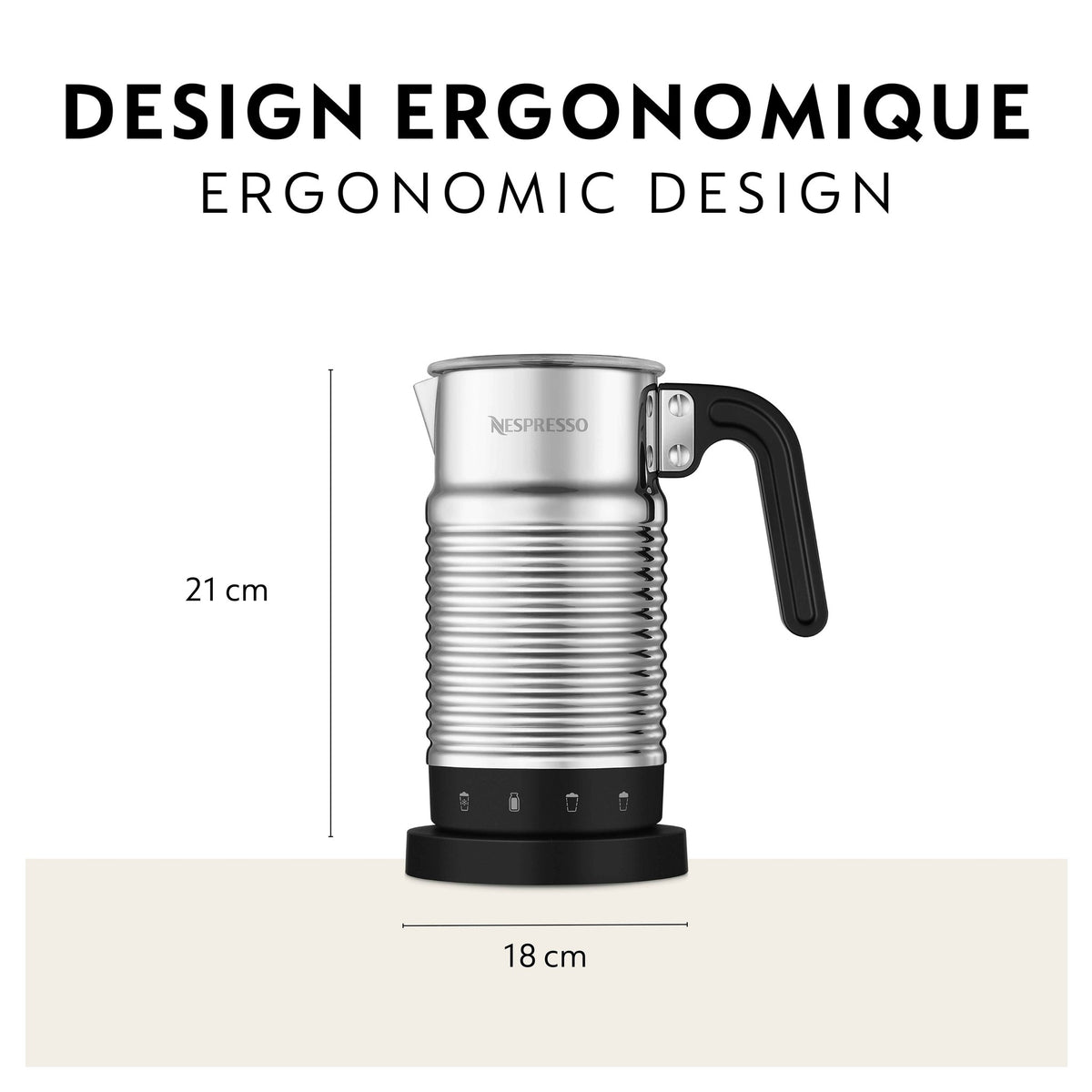 Aeroccino 4 Mousseur à lait    - Nespresso - Mousseur à lait -  - La Guilde Culinaire