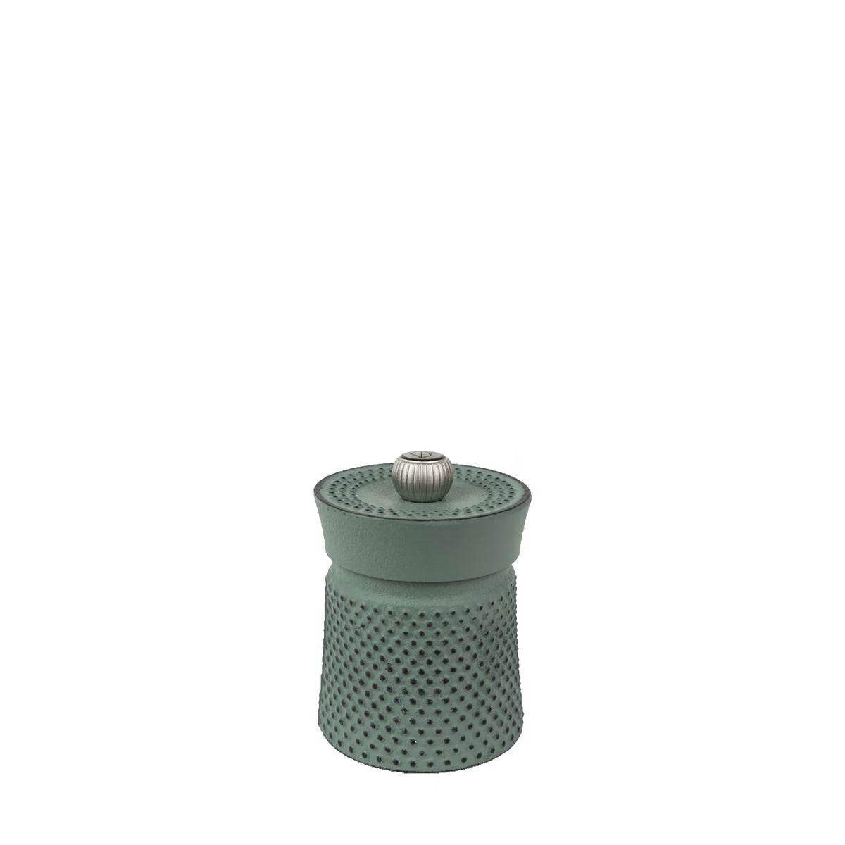 Moulin à poivre manuel en fonte vert céladon 8 cm - 3 po - Peugeot - Moulin à poivre - - La Guilde Culinaire