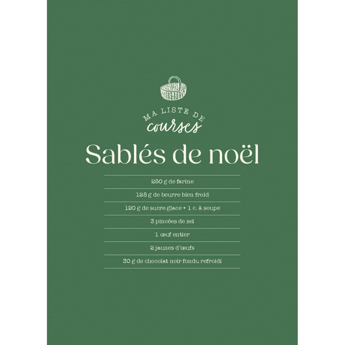 Mon petit carnet gourmand - Recettes de Noël - Marabout - Livre - - La Guilde Culinaire