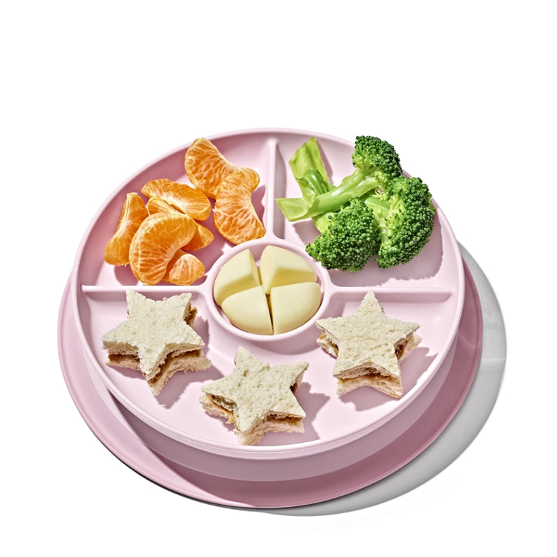 Assiette à compartiments à ventouse - 6m+ - OXO TOT - Assiette pour enfant - - La Guilde Culinaire