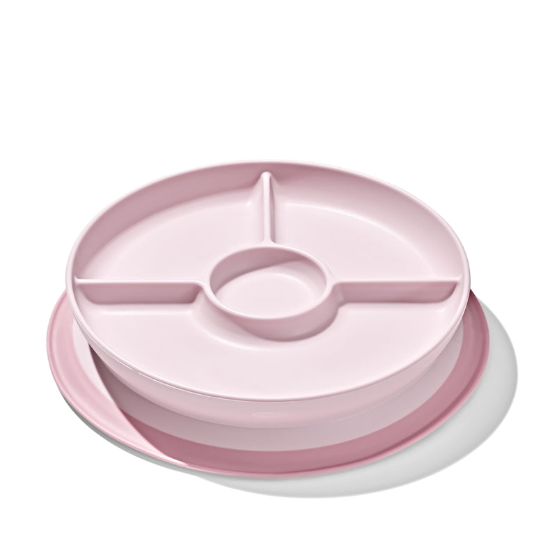 Assiette à compartiments à ventouse - 6m+ - OXO TOT - Assiette pour enfant - - La Guilde Culinaire