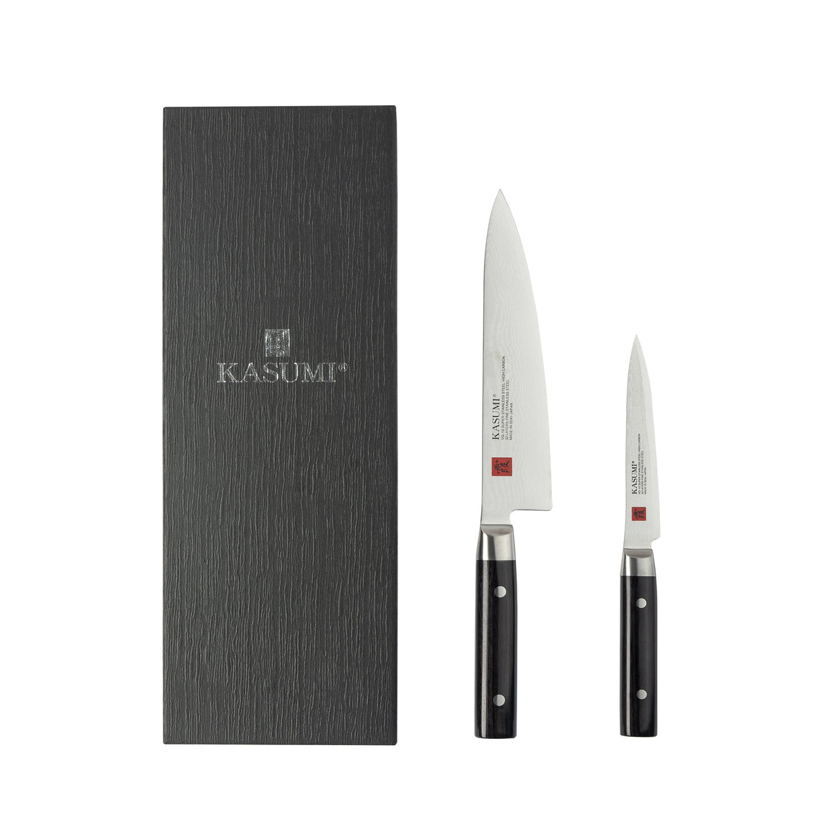KASUMI DAMASCUS Lot de 2 - Couteau de chef et couteau utilitaire - Kasumi - Couteau - - La Guilde Culinaire