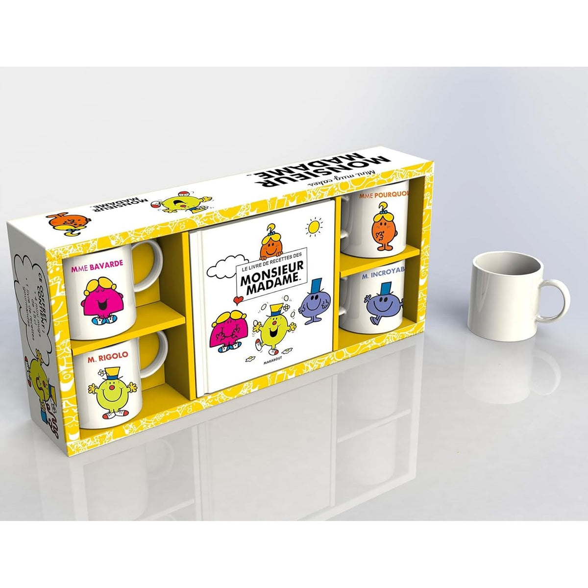 Coffret mini mug cake Monsieur-Madame    - Marabout - Livre de cuisine -  - La Guilde Culinaire