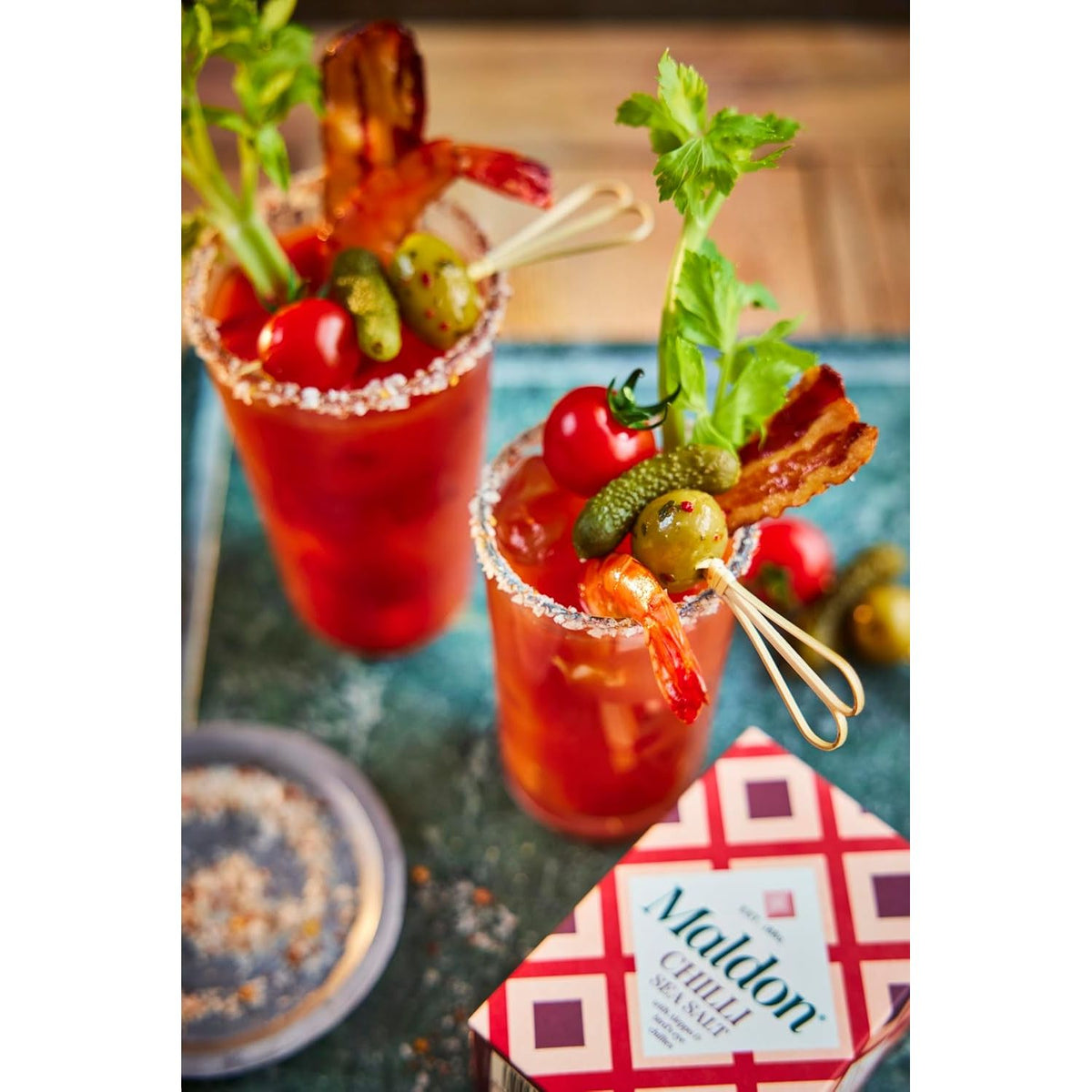 Flocons de sel de mer aux piments Maldon - 100 g - Maldon - Sel - - La Guilde Culinaire