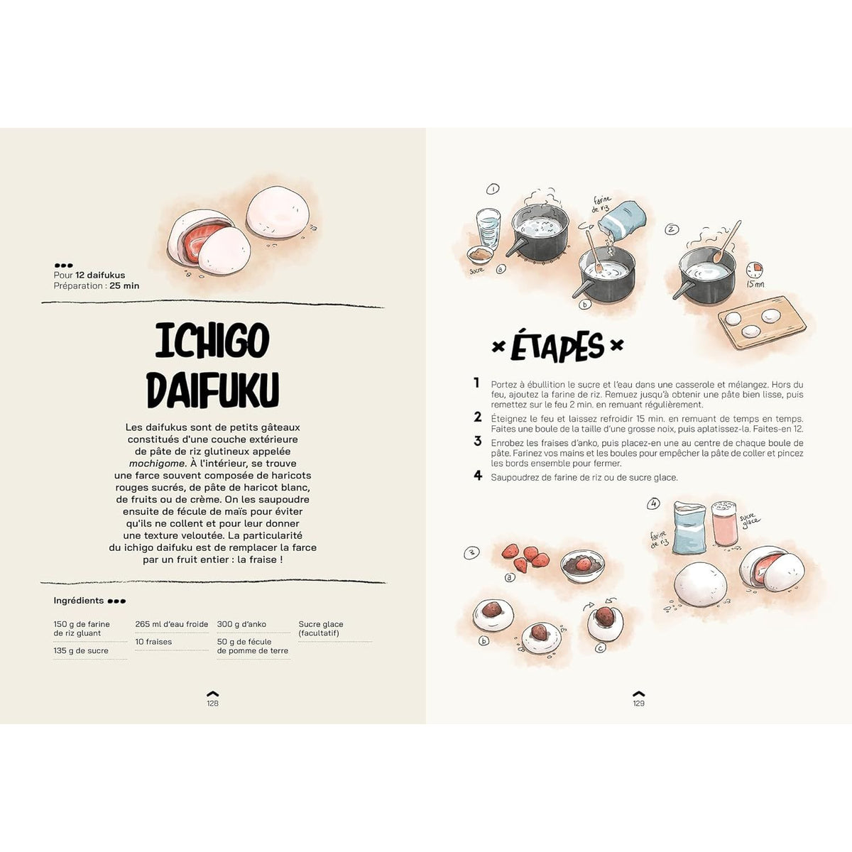 Recettes japonaises en 4 étapes    - Hachette Ed. - Livre de cuisine -  - La Guilde Culinaire