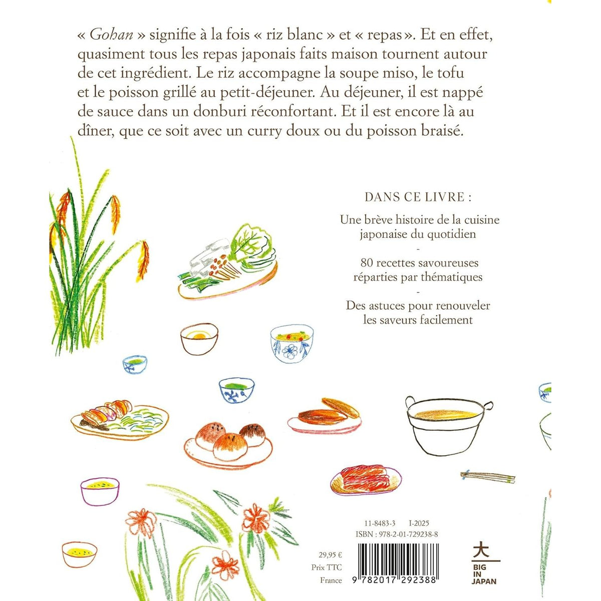 Gohan : Souvenirs et anecdotes en 80 recettes - Hachette Ed. - Livre de cuisine - - La Guilde Culinaire