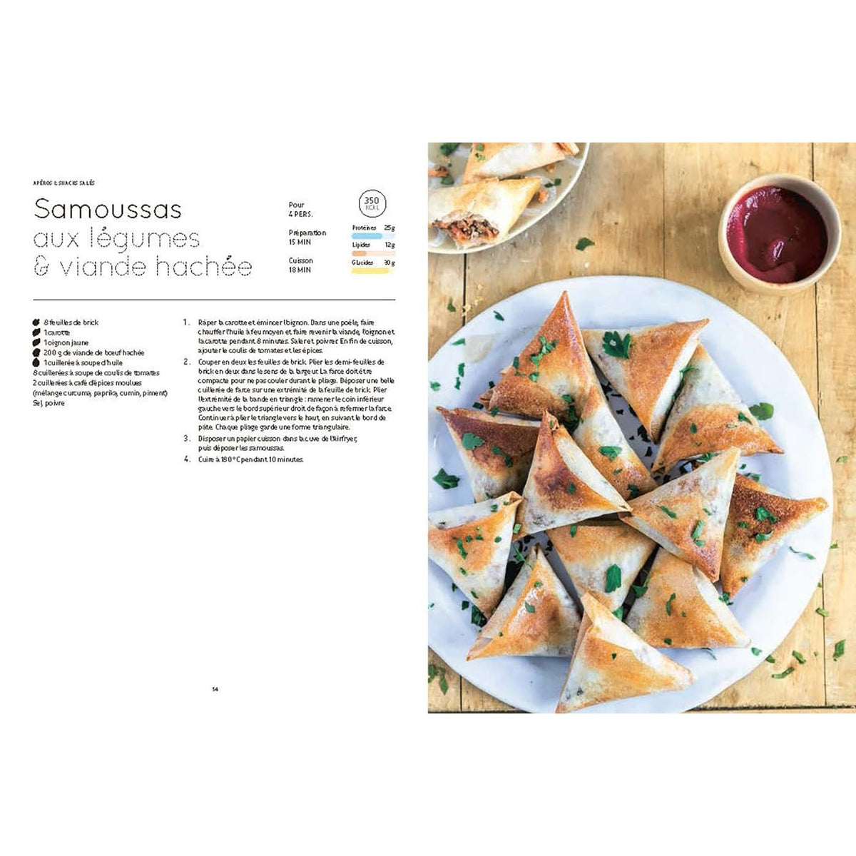 AIRFRYER - Spécial rééquilibrage alimentaire - Marabout - Livre de cuisine - - La Guilde Culinaire