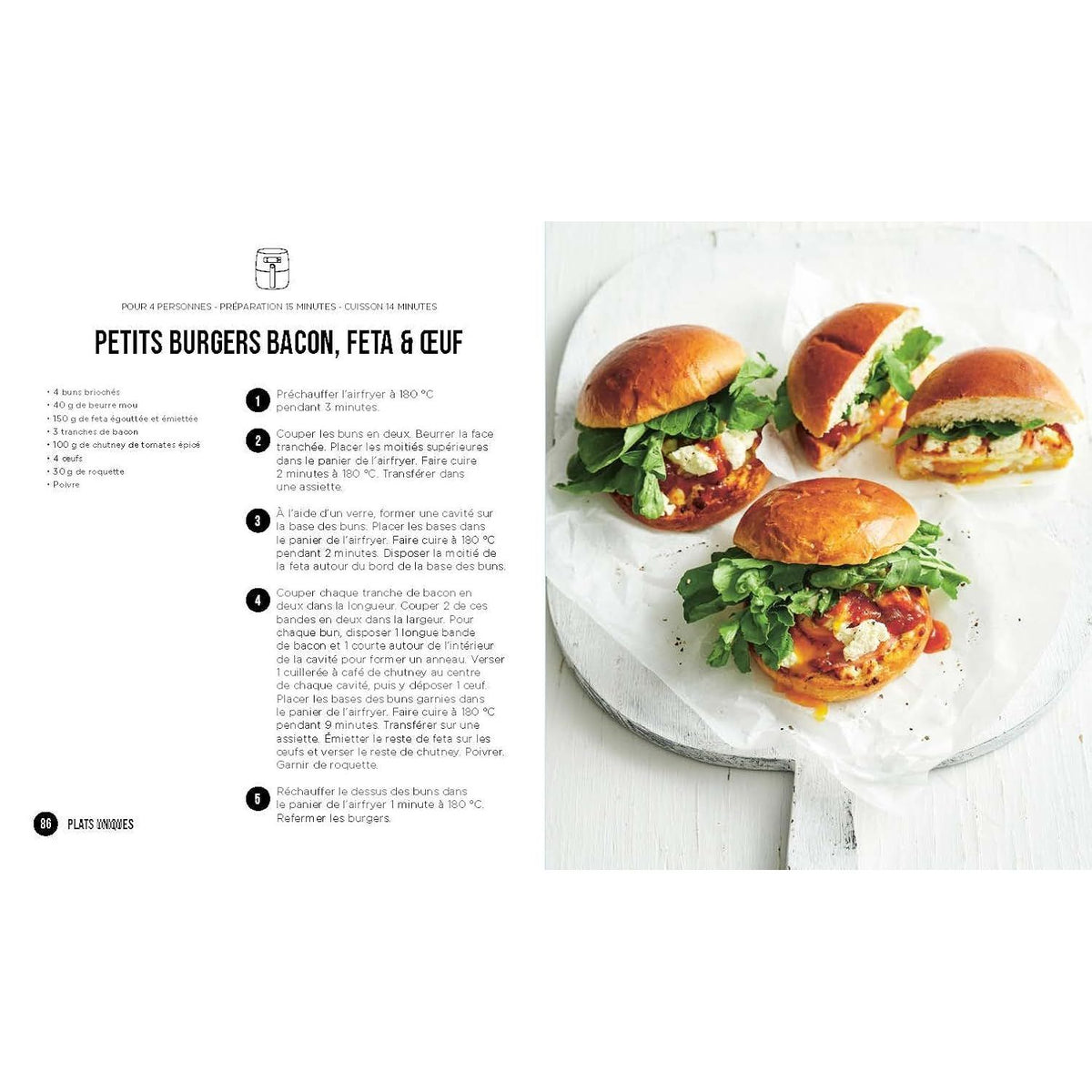 Airfryer - Recettes express - Marabout - Livre de cuisine - - La Guilde Culinaire