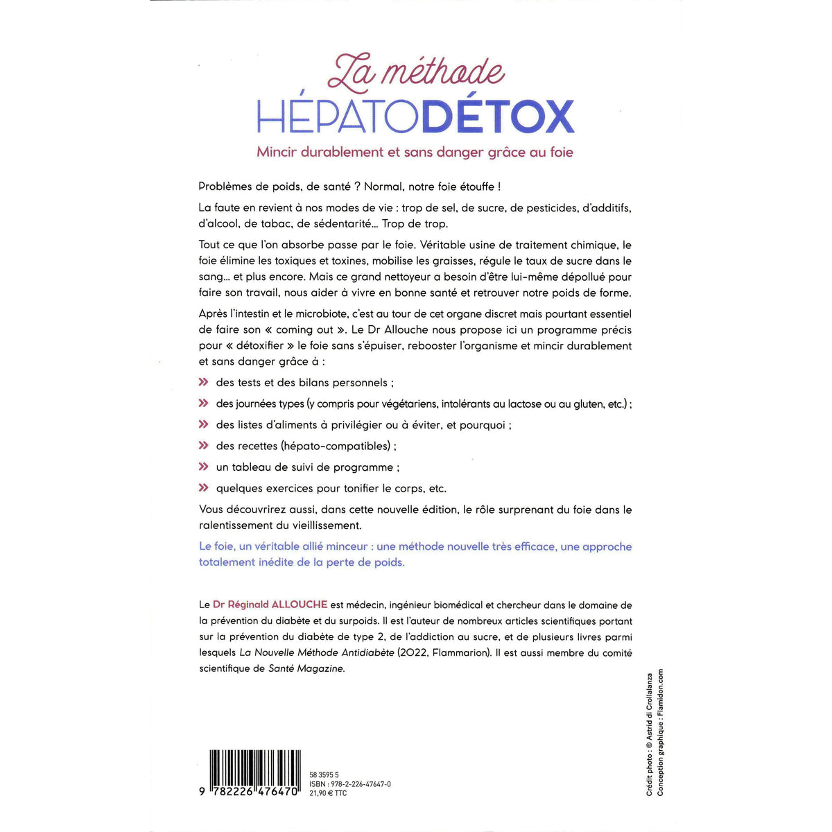 La méthode hépato-détox    - Albin Michel Ed. - Livre santé -  - La Guilde Culinaire