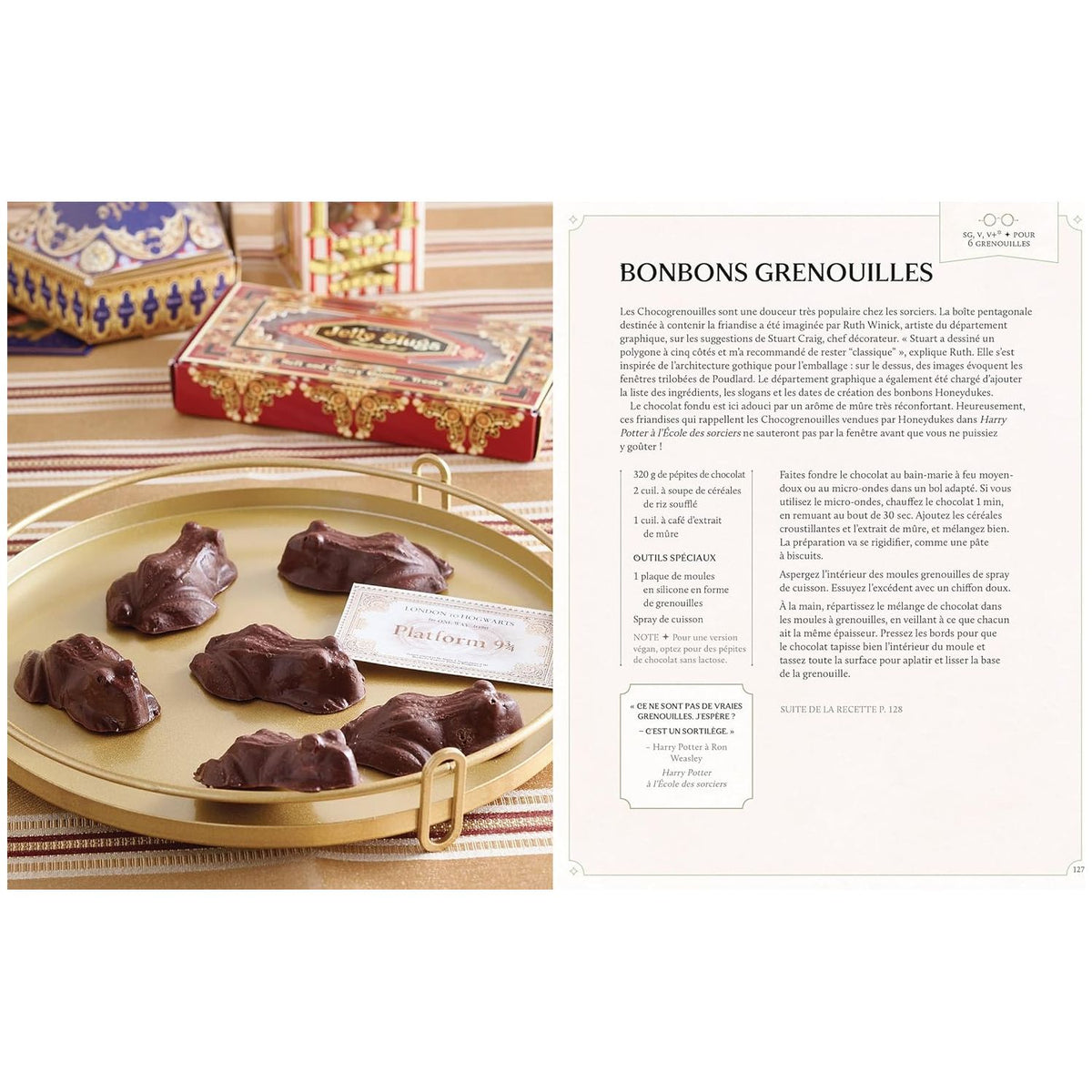 Harry Potter - Goûters Enchantés    - Hachette Ed. - Livre de cuisine -  - La Guilde Culinaire