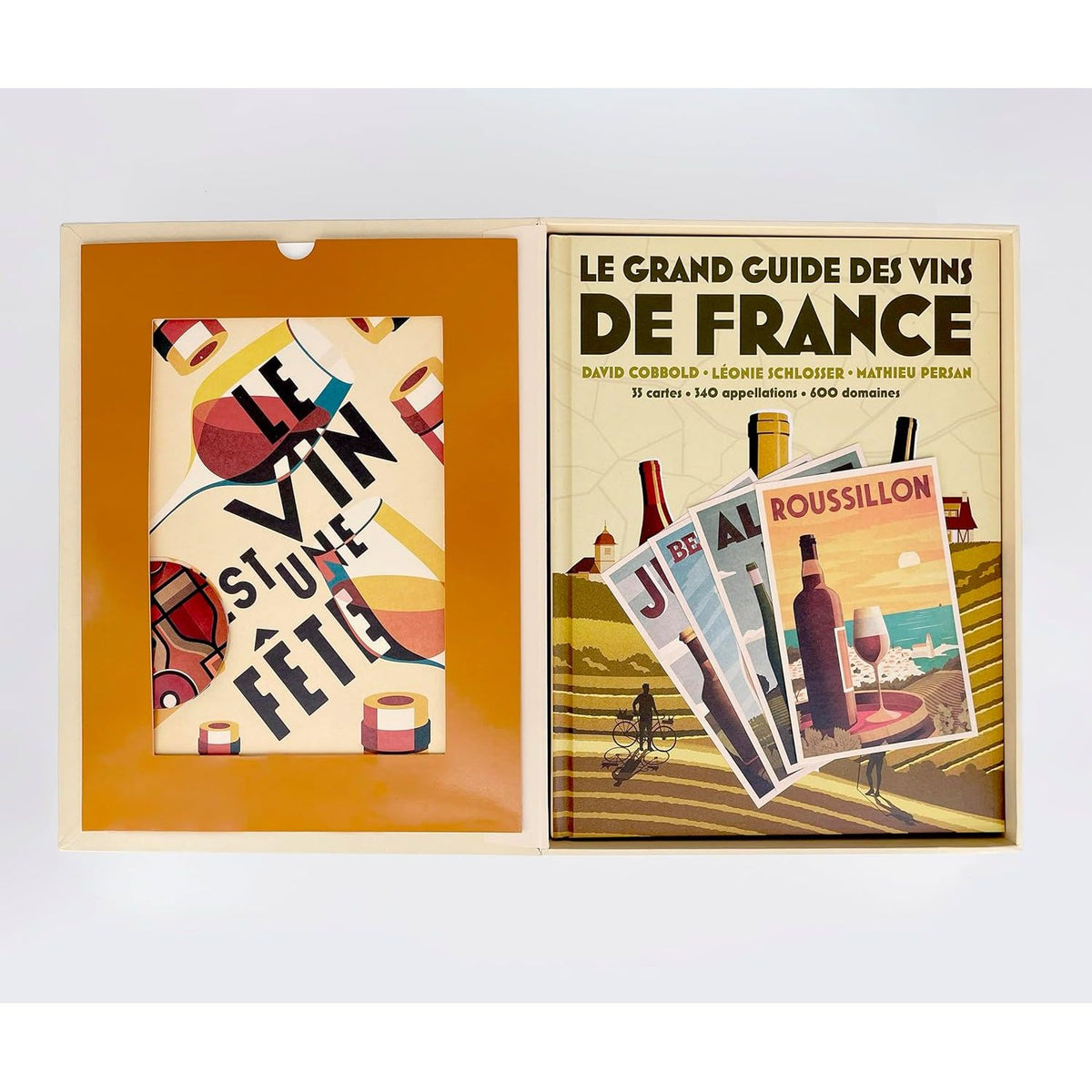 Coffret Les vins de France - Hachette Ed. - Livre d'alcool et boisson - - La Guilde Culinaire