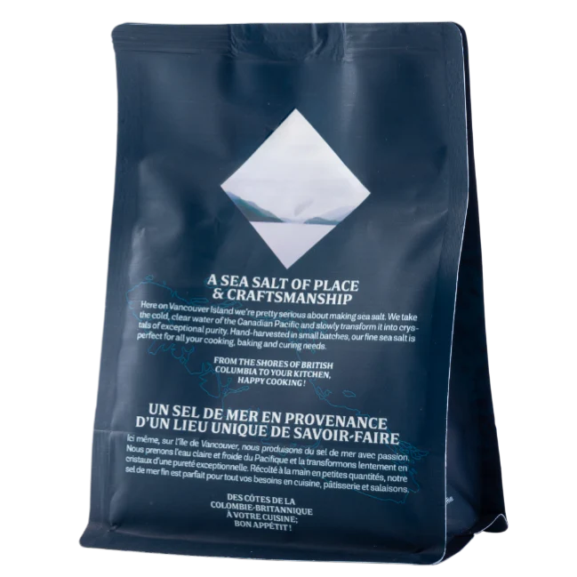 Sel de mer fin (sac de 300g) - VANCOUVER ISLAND SEA SALT    - VANCOUVER ISLAND SEA SALT - Sel -  - La Guilde Culinaire
