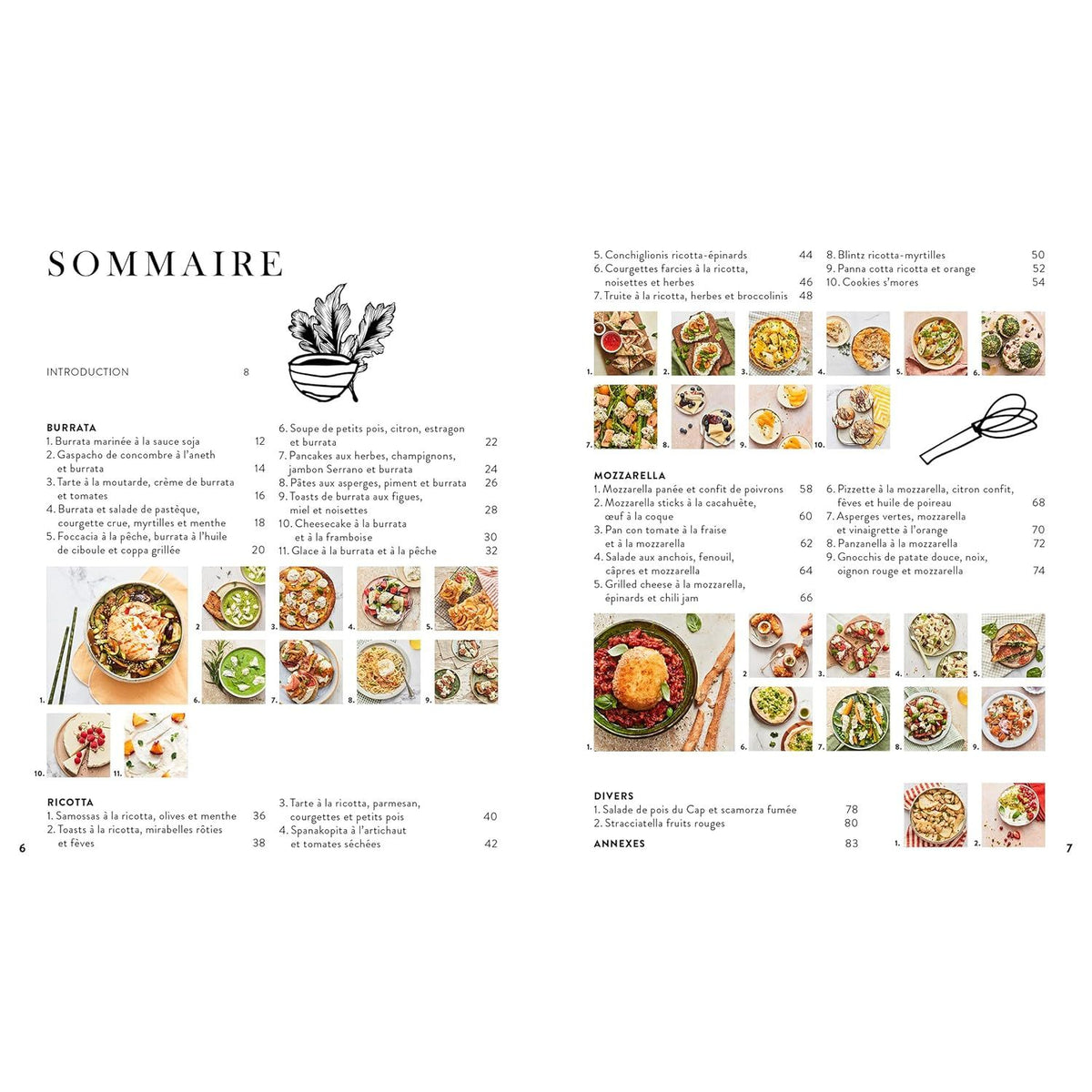 Burrata, ricotta & mozzarella - Hachette Ed. - Livre de cuisine - - La Guilde Culinaire