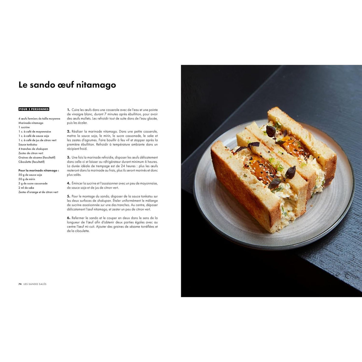 Sando : l'art du sandwich japonais - Hachette Ed. - Livre de cuisine - - La Guilde Culinaire