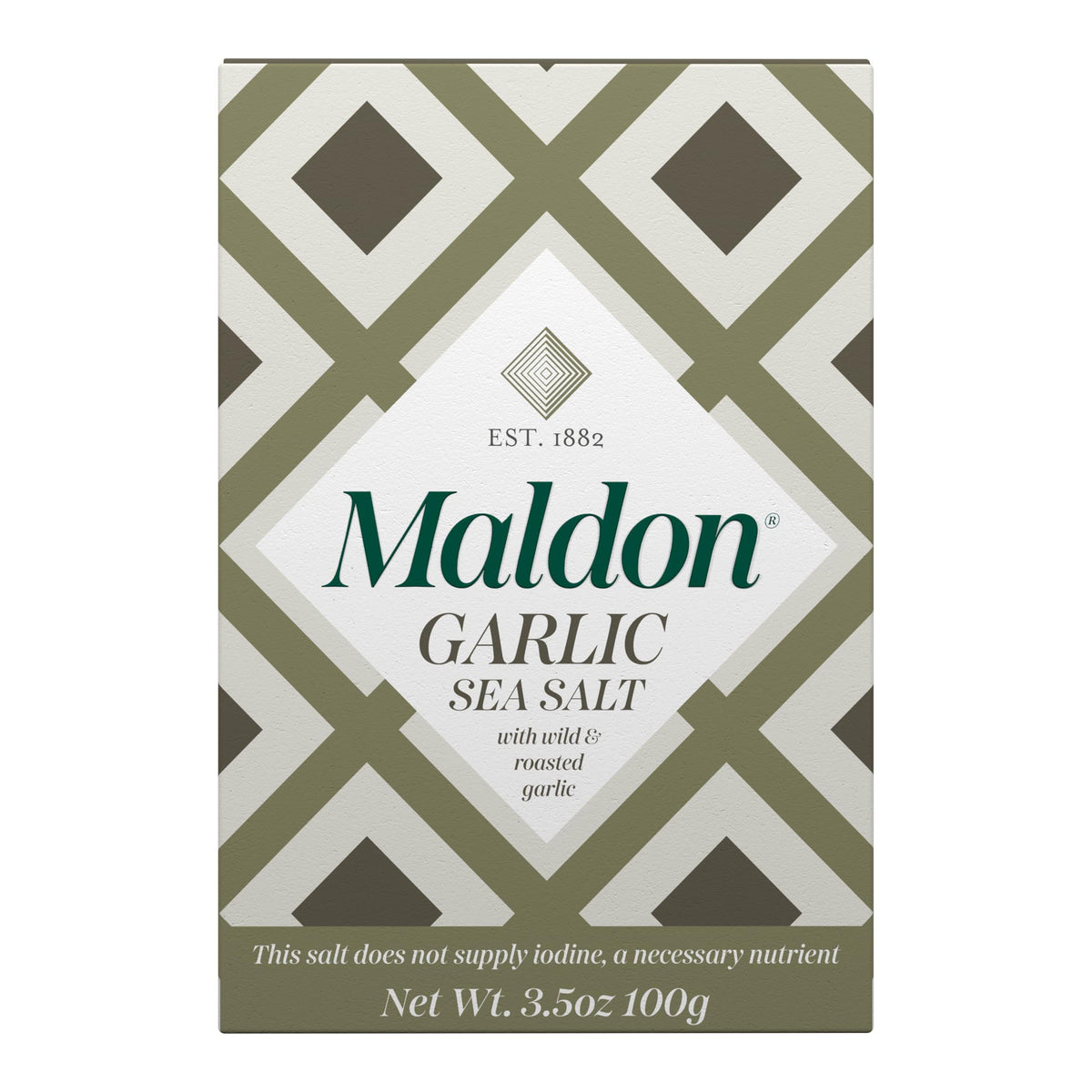 Flocons de sel de mer à l'ail Maldon - 100 g - Maldon - Sel - - La Guilde Culinaire