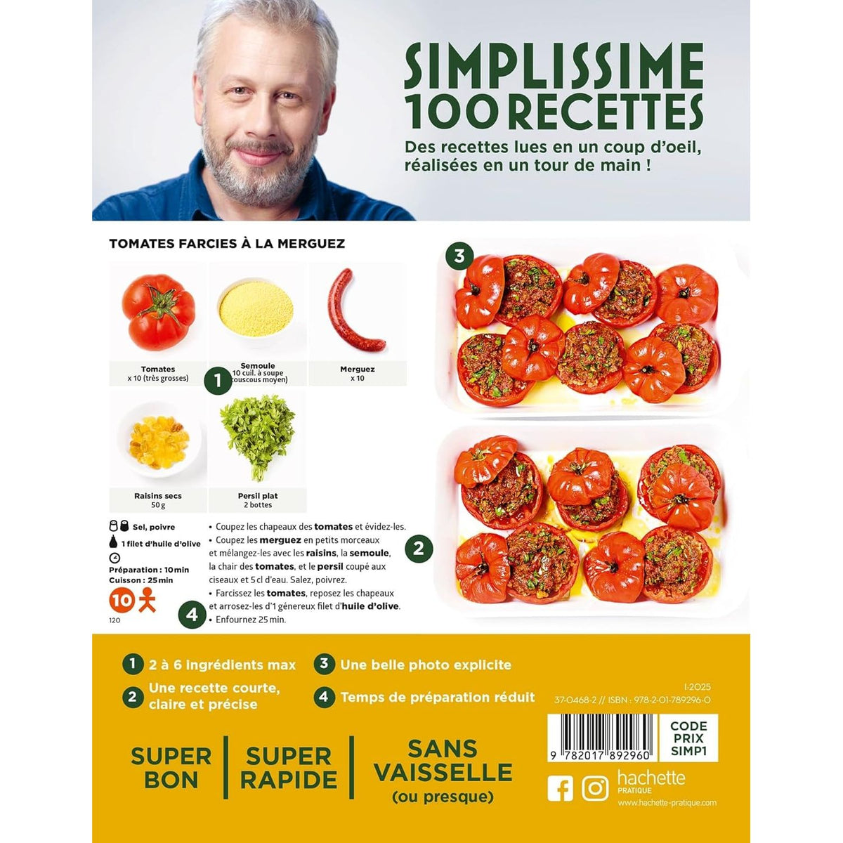 Simplissime : Cuisiner pour sa tribu - Hachette Ed. - Livre de cuisine - - La Guilde Culinaire