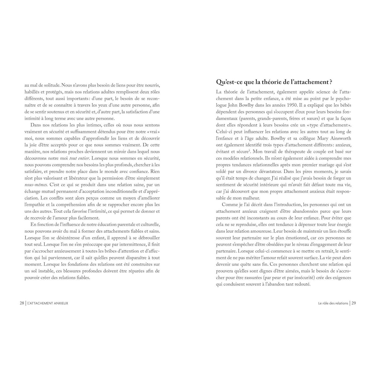 L'attachement anxieux - Thierry Souccar Ed. - Livre de psychologie - - La Guilde Culinaire