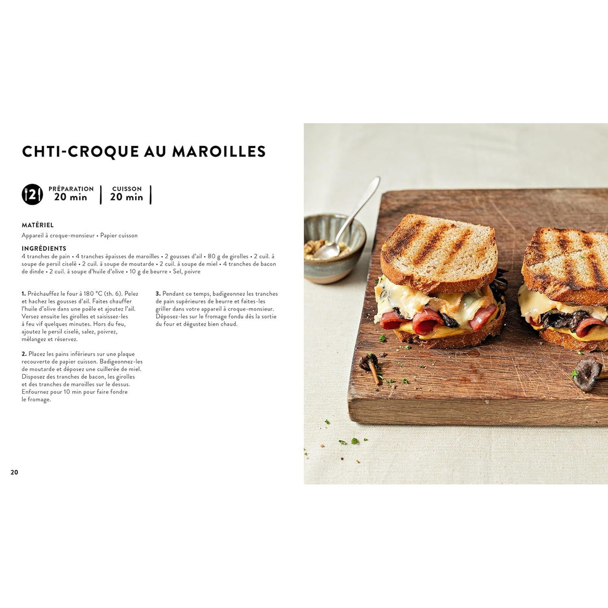 Croque-monsieur - Hachette Ed. - Livre de cuisine - - La Guilde Culinaire